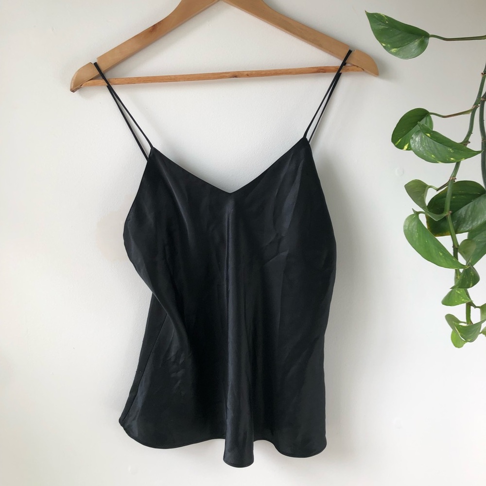 Vintage satin tank top